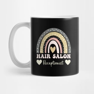 Cosmetologist assistant hair salon receptionist Mug